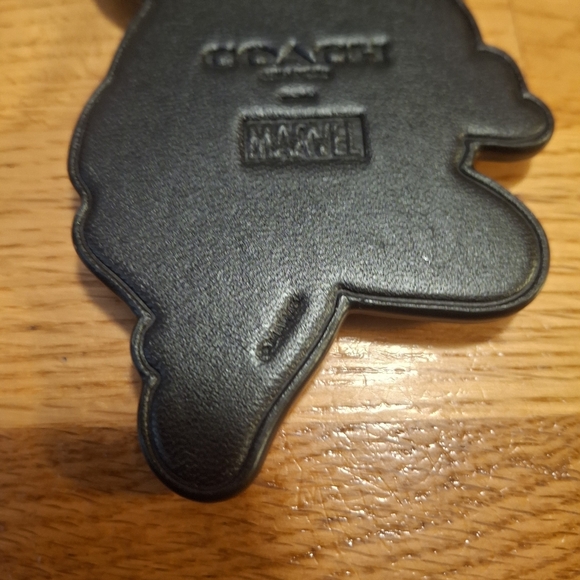 Coach X Marvel Black Widow Bag Charm Key Fob - Picture 6 of 6